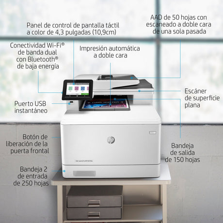 EAN 0192018996687 - HP Color LaserJet Pro MFP M479fnw Laser A4 600 x 600 DPI 27 ppm Wifi imagen 18