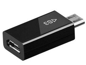 Goobay 79209, Micro Usb 5-Pin, Micro Usb 11-Pin, Macho/Hembra, Negro