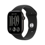 Apple Watch Series 12 (2026) Gps+Cel 42mm Caja De Aluminio Negra Correa Deportiva Negra Talla S M Siri Ai