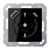 Jung A1520-15casw Schukosteckdose M.Usb Typ Ac