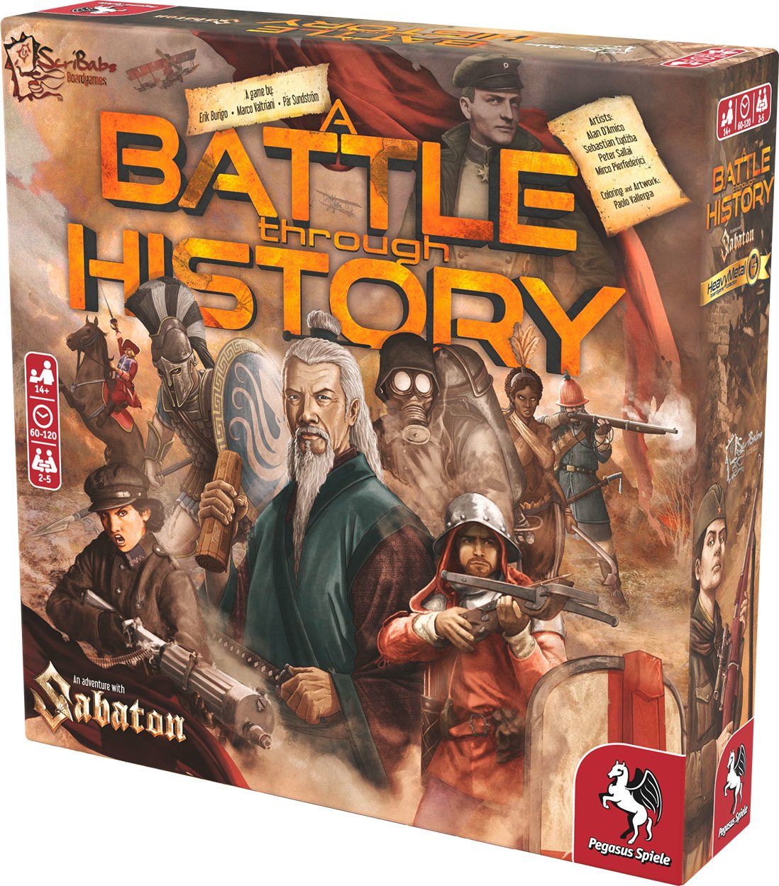 Pegasus A Battle Through History - Das Sabaton Brettspiel 57702g