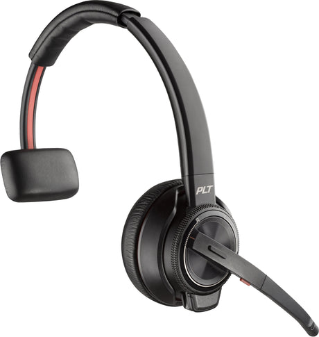 EAN 0196548585878 - Poly Savi 8210-M Office DECT 1880-1900 MHz Single Ear Headset Inalámbrico Diadema Oficina/Centro de llama imagen 2