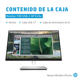EAN 0195122123987 - HP E24u G4 pantalla para PC 60,5 cm (23.8") 1920 x 1080 Pixeles Full HD LCD Negro, Plata imagen 10