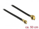 Delock Cable De Antena Mhf® I Macho A Mhf® 4l Macho 1,13 50 Cm
