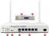 Router Draytek Vigor 2866l Inalámbrico Gigabit Ethernet Doble Banda (2,4 Ghz 5 Ghz) 4g Blanco