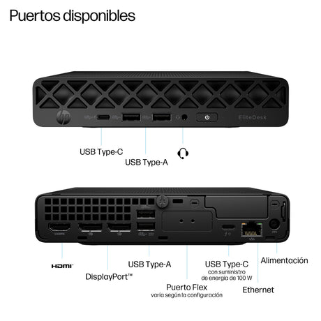 EAN 0199764842787 - HP EliteDesk 8 Mini G1i Desktop AI PC Intel Core Ultra 5 235 16 GB DDR5-SDRAM 512 GB SSD Windows 11 Pro M imagen 3