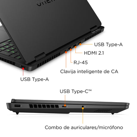 EAN 0199251388552 - HP OMEN Gaming 16-am0036ns Intel Core Ultra 7 255H Portátil 40,6 cm (16") 2K 32 GB DDR5-SDRAM 1 TB SSD NV imagen 5