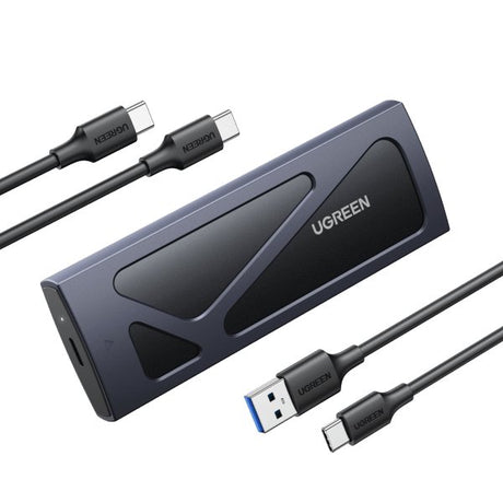EAN 6941876215126 - Ugreen 15512 caja para disco duro externo Caja externa para unidad de estado sólido (SSD) Negro, Gris M.2 imagen 1