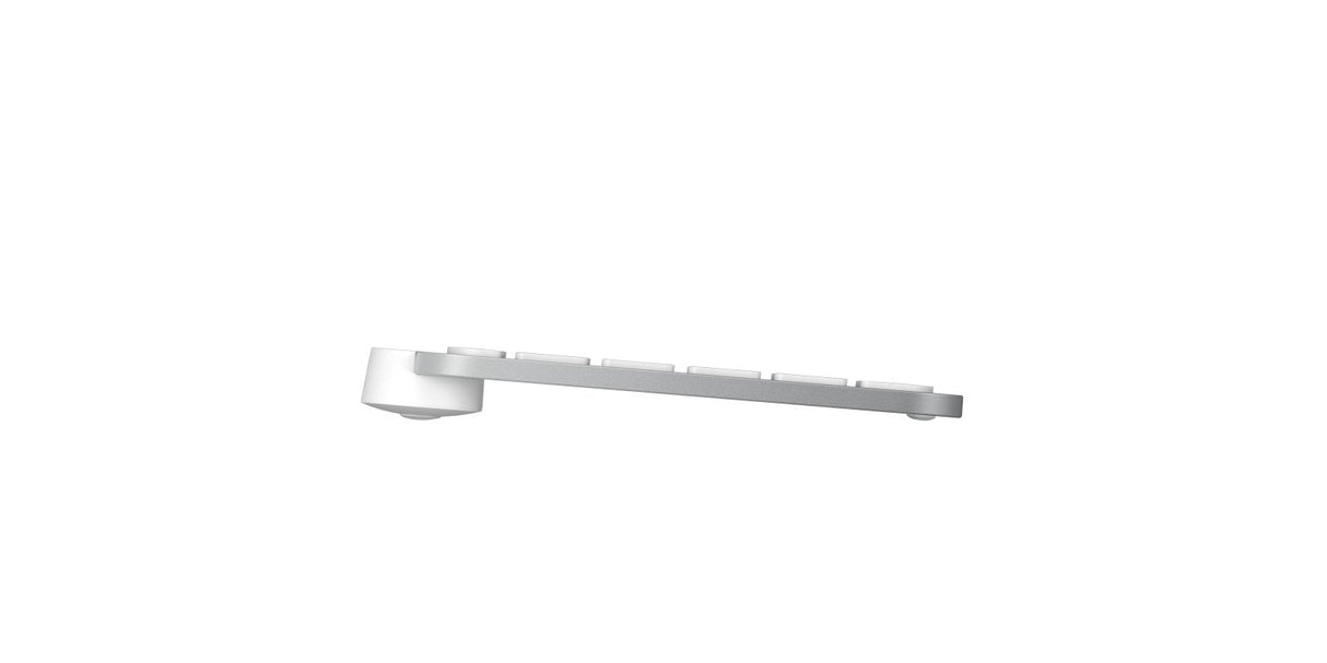 Teclado Portugués Logitech Mx Keys S Rf Wireless + Bluetooth Aluminio, Blanco