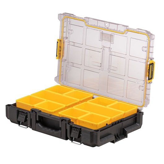 Caja De Herramientas Dewalt Toughsystem 2.0 Ds100 Organizador Amarillo/Negro Dwst83394-1
