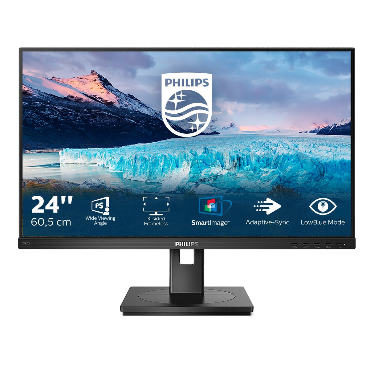 EAN 8712581764296 - Philips S Line 242S1AE/00 LED display 60,5 cm (23.8") 1920 x 1080 Pixeles Full HD Negro imagen 1