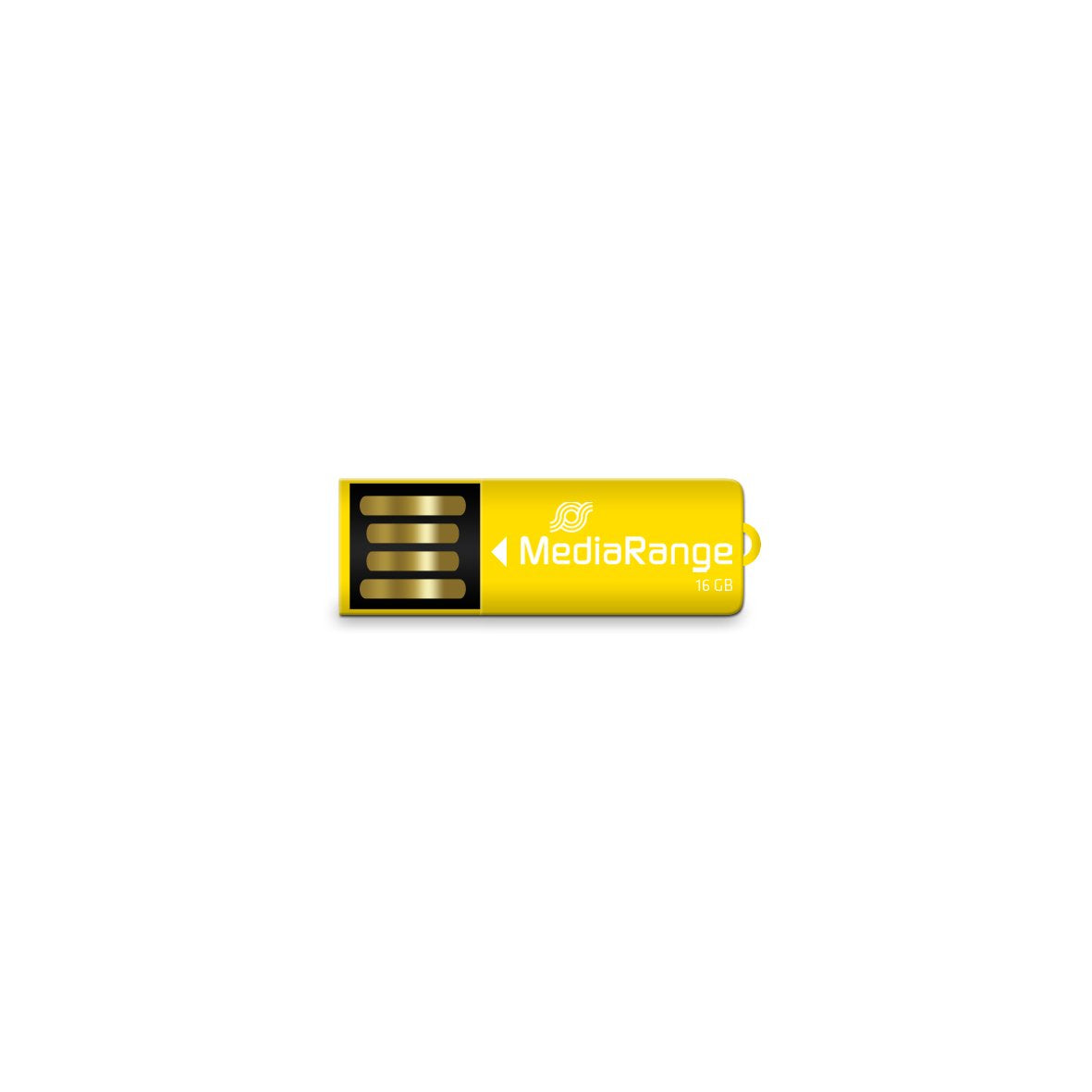 Mediarange Usb Nanomick 16gb M. Klammerfunktion Amarillo