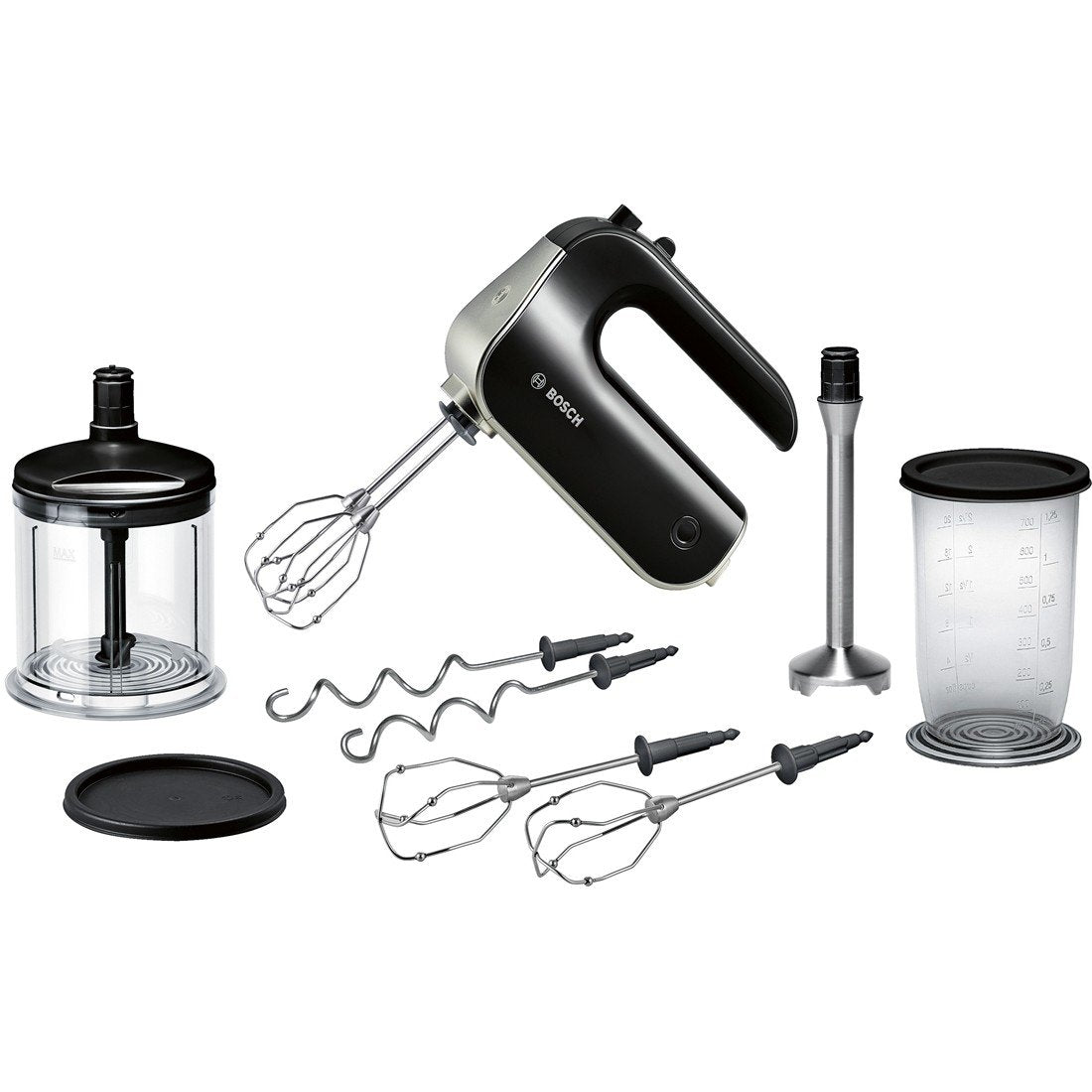 Batidora Bosch Mfq4885 Handmixer-Set Negro/Chrome