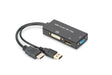 EAN 4016032433866 - Digitus AK-330403-002-S adaptador de cable de vídeo 0,2 m HDMI tipo A (Estándar) DVI-D Negro imagen 1