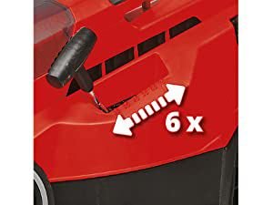 Cortacésped Einhell Power X-Change Battery Rasarro 36/36, 36 Volt (2x18v) Rojo/Negro, 2x Batería De Iones De Litio Más 3.0ah 3413282