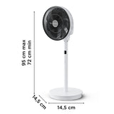 Rowenta Qv5040 Turbo Swift Silence Standventilator