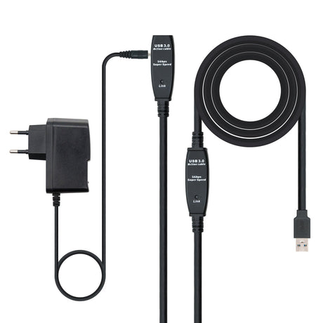 EAN 8433281008243 - Nanocable 10.01.0312 cable USB USB 3.2 Gen 1 (3.1 Gen 1) USB A Negro imagen 5