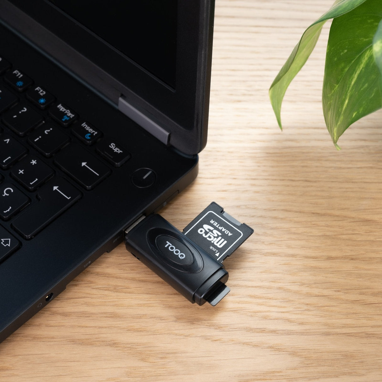 Lector Tarjetas Usb-A 3.0, Sd/Tf, Negro