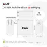 Club3d Cargador 1xusb Typ C, Pd 140w Retail