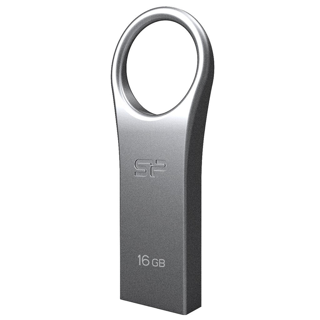 Pendrive 16gb Silicon Power Usb2.0  F80 Silver/Zinc Case