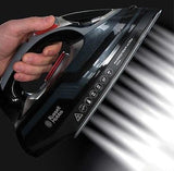 Russell Hobbs 20630-56 Plancha Plancha Vapor-Seco Suela De Cerámica Negro, Gris 3100 W