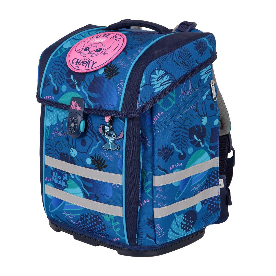 Mcneill Juego De Mochila Escolar Perfecto 5tlg. Disney-Stitch