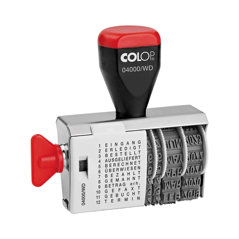 Colop 04000/Wd - Stempel - Datum, Standardtext