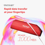 EAN 4711378428001 - Patriot Memory Transporter Lite 1 TB USB Tipo C 3.2 Gen 2 (3.1 Gen 2) Rojo imagen 6