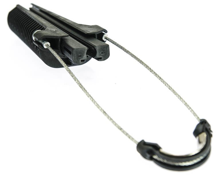 Extralink Fiber Optic Cable Clamp 2.3 Abrazadera Para Cable Negro 1 Pieza(S)