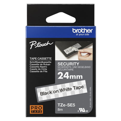 EAN 4977766766869 - Brother TZE-SE5 cinta para impresora de etiquetas Negro sobre blanco TZ/TZe imagen 4