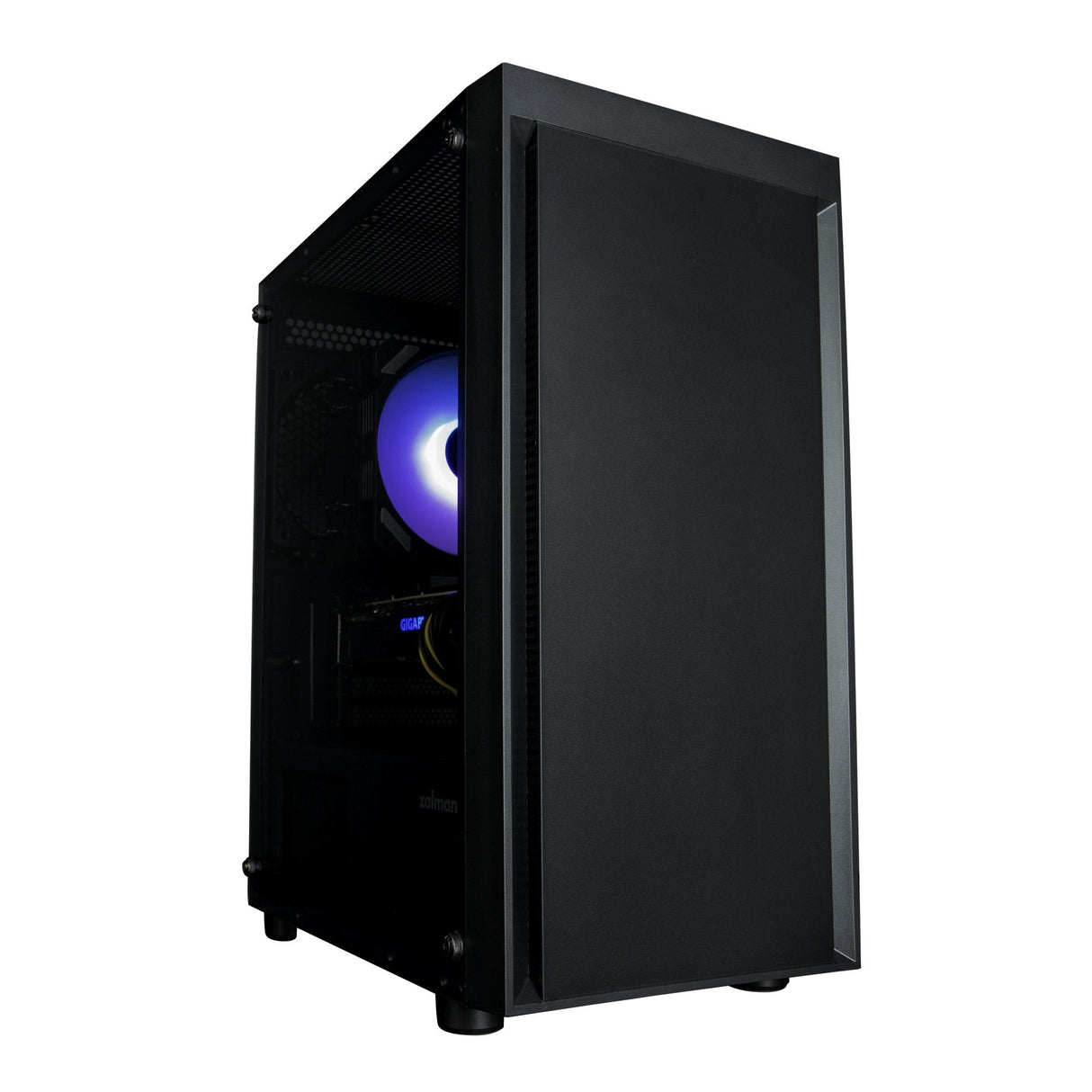 Caja Pc T3 Plus Mini Torre Vivienda 80mm Ventilador Recuperación