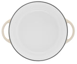 Tefal Servierpfanne Lov Gusseisen Ø 28cm (Beige, Mit Deckel, 3,8 Liter) E25972