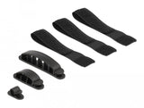 Delock Cablehalter Und Klettband Set 6 Stück