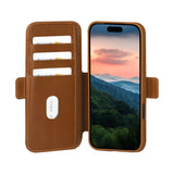 Dbramante1928 Copenhagen Funda Con Tapa Para Teléfono Móvil Cuero De Grano Entero Marrón Para Apple Iphone 17 Pro Max