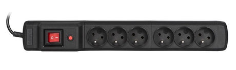 EAN 5901443115618 - Activejet COMBO 6GN 3M base múltiple 6 salidas AC Interior Negro imagen 2