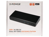 EAN 5055190191569 - 2-Power DOC0110A base para portátil y replicador de puertos Alámbrico USB 3.2 Gen 1 (3.1 Gen 1) Type-B Ne imagen 4