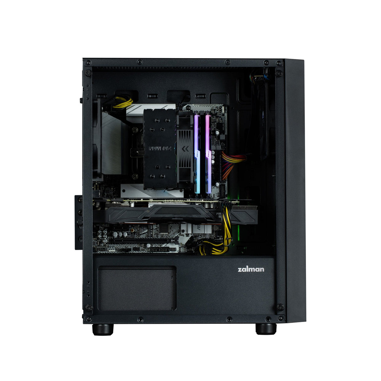 Caja Pc T3 Plus Mini Torre Vivienda 80mm Ventilador Recuperación