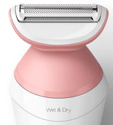 EAN 8710103998174 - Philips 6000 series BRL146/00 maquinilla de afeitar para mujer 1 cabezal(es) Recortadora Gris, Rosa, Blan imagen 1