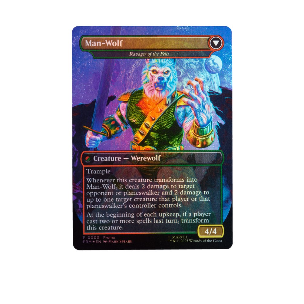 EAN 5010996323316 - Marvel Legends Series Magic: The Gathering Man-Wolf imagen 3