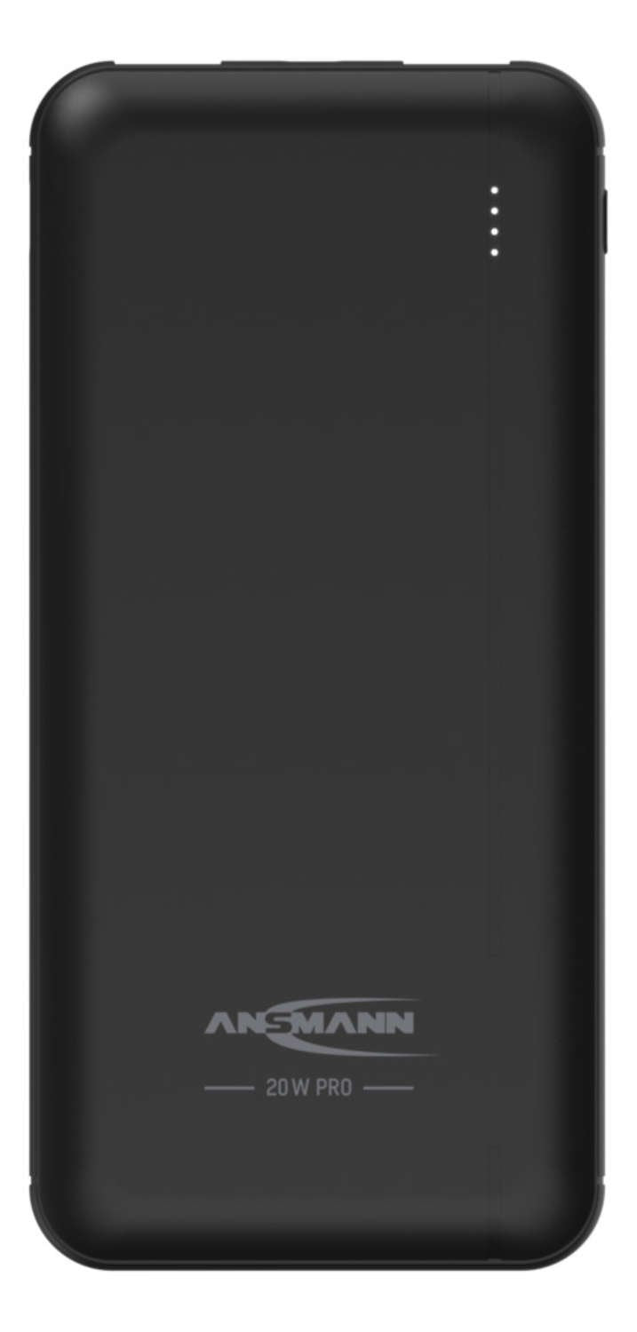Bateria Ansmann Powerbank 10000 Mah 20w 2 Usb-A Ports, Usb-C Port
