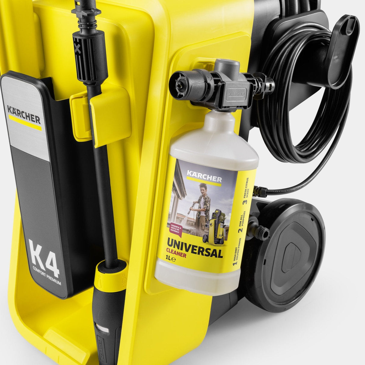 Hidrolimpiadora  Kärcher K 4 Comfort Premium Limpiadora De Alta Presión  Vertical Eléctrico 420 L/H Amarillo