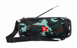 Altavoz Bluetooth Portátil Gembird Spk-Bt-17-Cm Radio Fm, Micrófono Integrado, Patrón Camo, Usb, Aux, Microsd