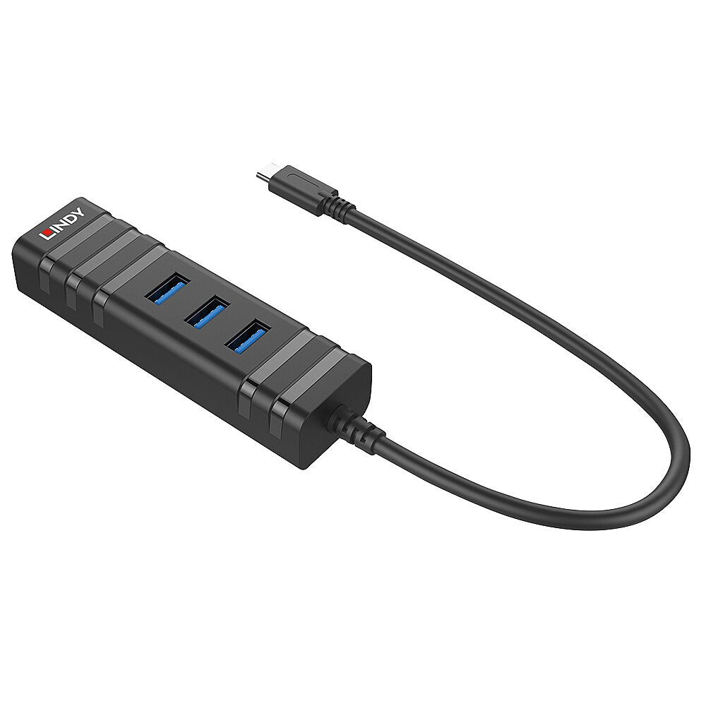 Lindy Usb 3.1 Hub & Gigabit Ethernet Adaptador Usb Typ C