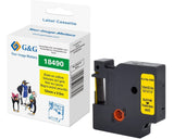 G&G Nylon Cinta Para Etiquetadora Compatible Con Dymo Rhino 18490