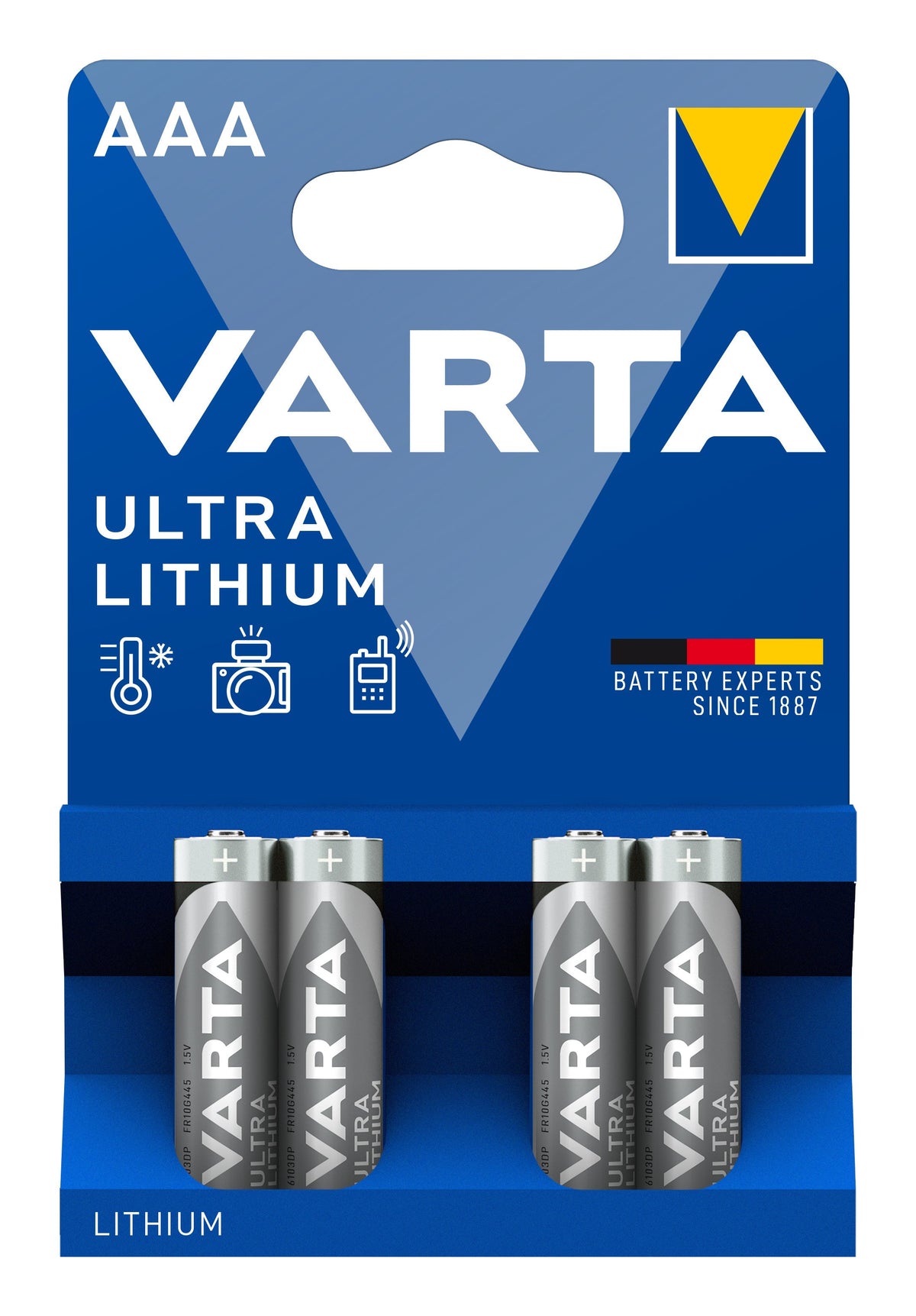 EAN 4008496680436 - Varta 4x AAA Lithium Batería de un solo uso Litio imagen 3