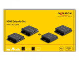Delock Conjunto Extensor Hdmi Mediante Cable Cat.6 4k 30 Hze