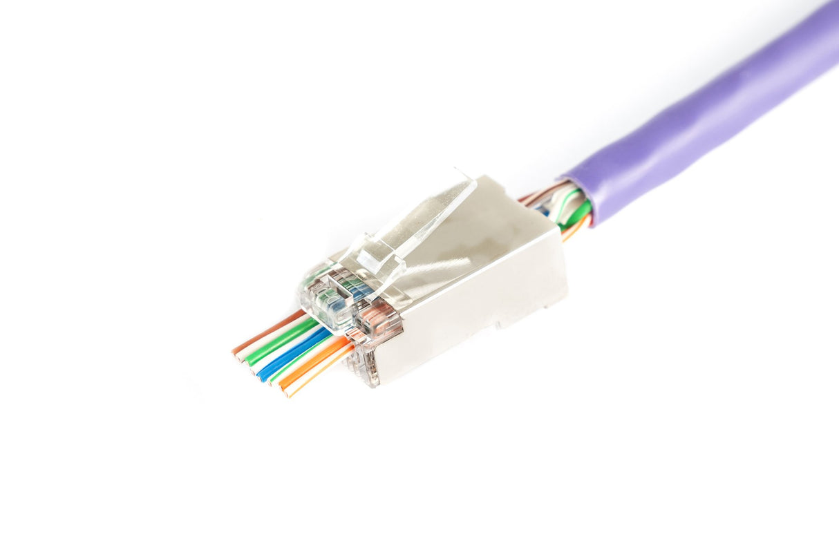EAN 5907772596562 - Digitus X-ML-6F-EZ conector RJ45 Gris, Transparente imagen 1