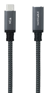EAN 8433281015395 - Nanocable 10.01.4500-COMB cable USB USB 3.2 Gen 2x2 0,5 m USB C Negro imagen 2