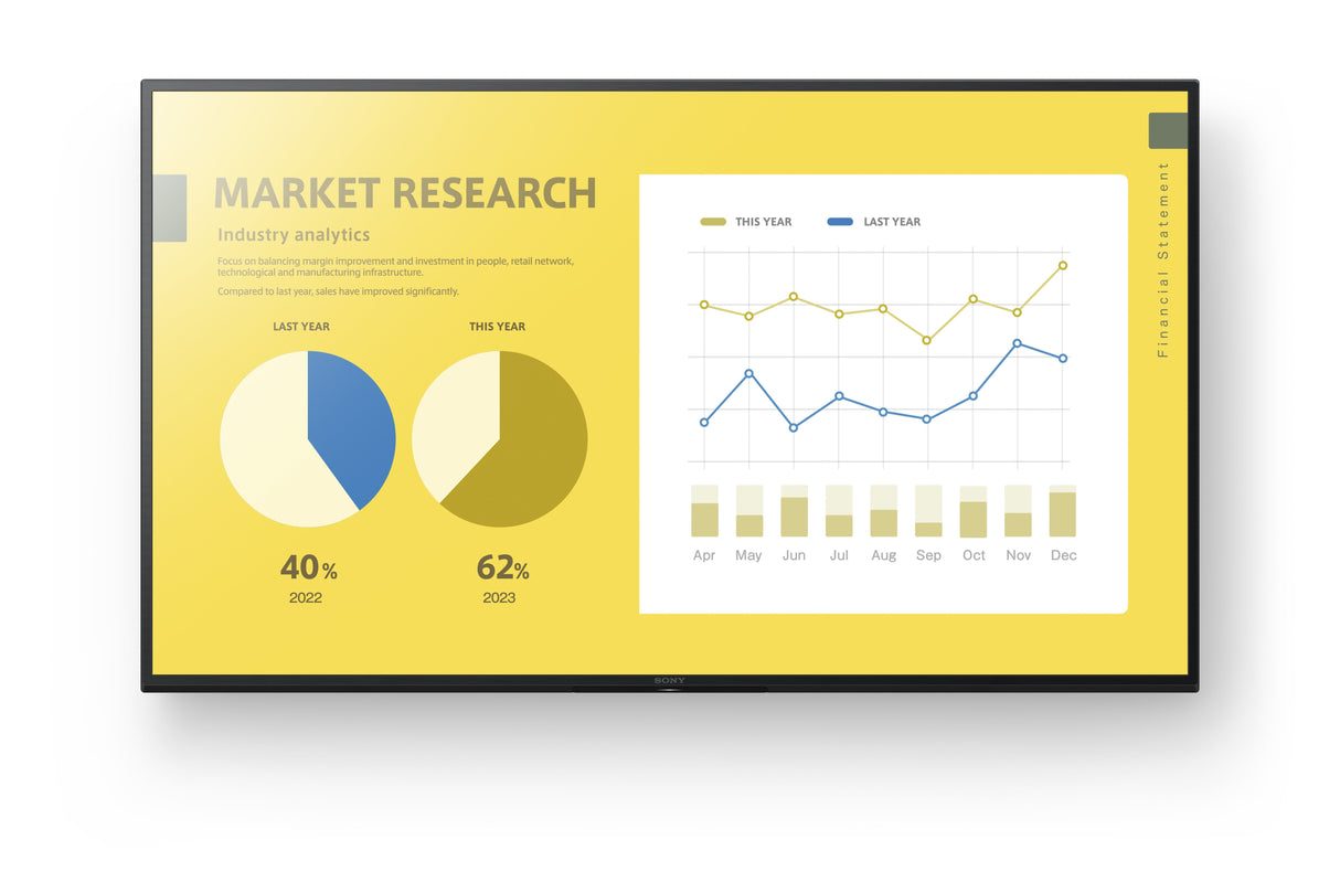 Pantalla De Señalización  Sony Fw-43ez20l  Digital 109,2 Cm [43] Led Wifi 350 Cd / M² 4k Ultra Hd Negro Android 16/7