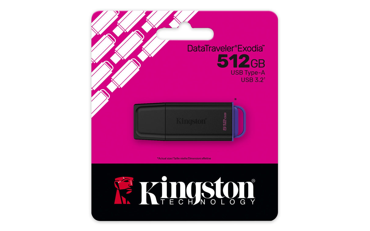 EAN 0740617353907 - Kingston Technology DataTraveler Exodia unidad flash USB USB tipo A 3.2 Gen 1 (3.1 Gen 1) Negro, Violeta imagen 5